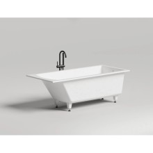 Ванна из литьевого мрамора 169,8x75 см Salini S-Sense Cascata 104113M