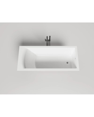 Ванна из литьевого мрамора 169,8x75 см Salini S-Sense Cascata 104113M