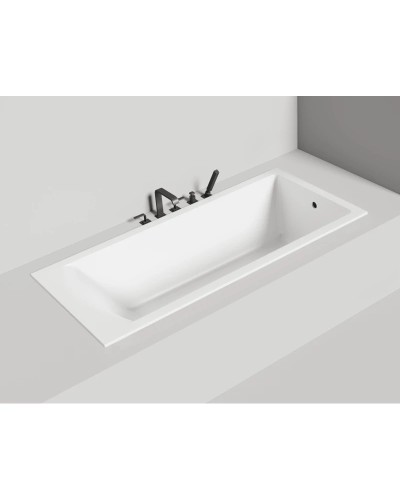 Ванна из литьевого мрамора 180x80 см Salini S-Sense Cascata 104213G