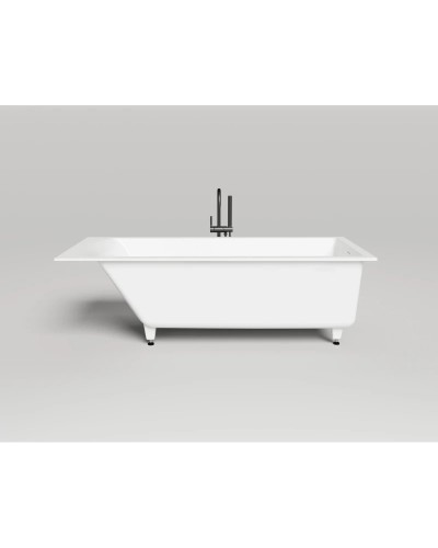 Ванна из литьевого мрамора 180x80 см Salini S-Sense Cascata Kit 104513G