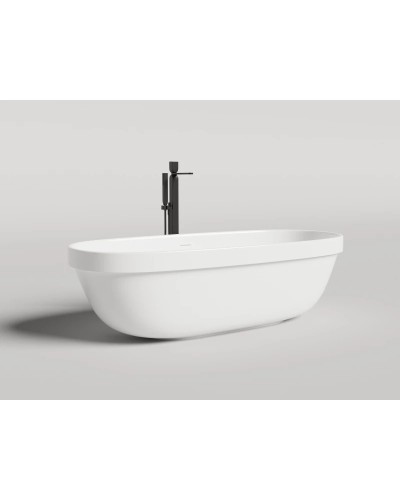 Ванна из литьевого мрамора 180x80 см Salini S-Stone Greca In 104821M