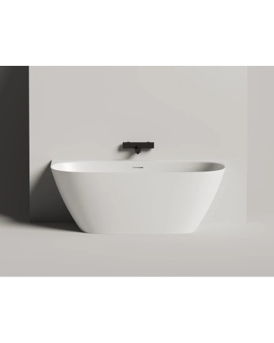 Ванна из литьевого мрамора 160x80 см Salini S-Sense Sofia Wall 102517G