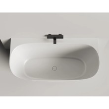 Ванна из литьевого мрамора 160x80 см Salini S-Sense Sofia Wall 102517G