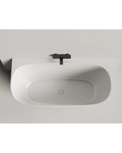 Ванна из литьевого мрамора 160x80 см Salini S-Sense Sofia Wall 102517G