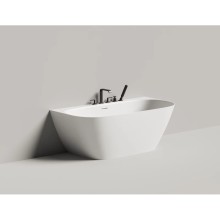 Ванна из литьевого мрамора 160x80 см Salini S-Sense Sofia Wall 102517G