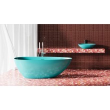 Ванна из литьевого мрамора 160x77 см Salini S-Stone Paola IN, покраска по RAL полностью 101611SMRF