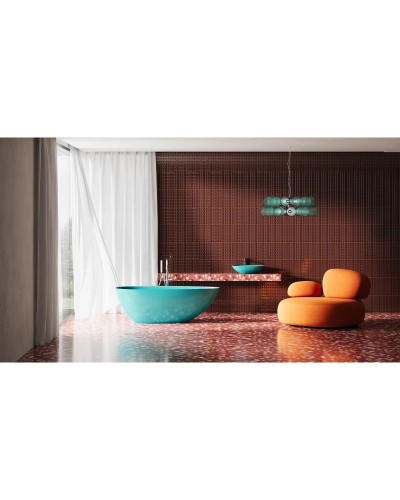 Ванна из литьевого мрамора 172x82 см Salini S-Stone Paola IN, покраска по RAL полностью 101612SMRF