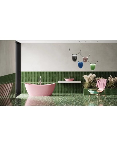 Ванна из литьевого мрамора 186x81,5 см Salini S-Sense Noemi, покраска по RAL полностью 101811GRF