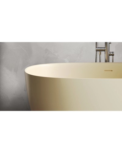 Ванна из литьевого мрамора 164,5x75,5 см Salini S-Sense Sofia, покраска по RAL полностью 102511GRF