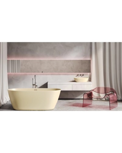 Ванна из литьевого мрамора 169,5x80,5 см Salini S-Stone Sofia, покраска по RAL полностью 102526MRF