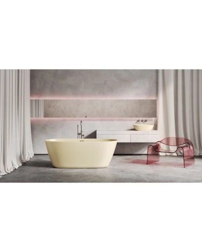 Ванна из литьевого мрамора 169,5x80,5 см Salini S-Stone Sofia, покраска по RAL полностью 102526MRF