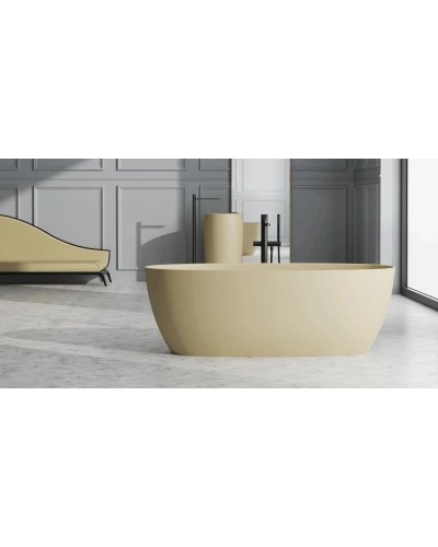 Ванна из литьевого мрамора 160x80 см Salini S-Sense Alda, покраска по RAL полностью 101913GRF