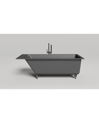 Ванна из литьевого мрамора 169,8x75 см Salini S-Sense Cascata, покраска по RAL полностью 104113MRF