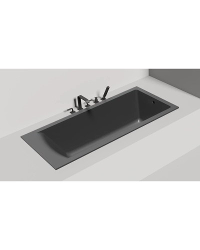 Ванна из литьевого мрамора 169,8x75 см Salini S-Sense Cascata, покраска по RAL полностью 104113MRF