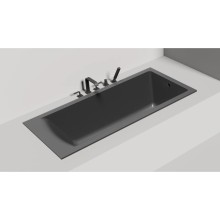 Ванна из литьевого мрамора 169,8x75 см Salini S-Stone Cascata, покраска по RAL полностью 104123MRF