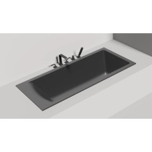 Ванна из литьевого мрамора 169,8x75 см Salini S-Sense Cascata Kit, покраска по RAL полностью 104313MRF