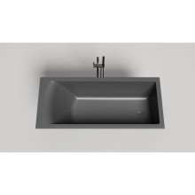 Ванна из литьевого мрамора 169,8x75 см Salini S-Stone Cascata Kit, покраска по RAL полностью 104323MRF