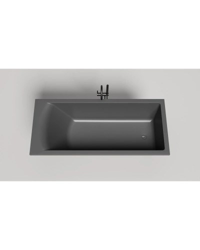 Ванна из литьевого мрамора 180x80 см Salini S-Sense Cascata Kit, покраска по RAL полностью 104513GRF