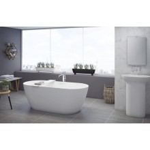 Ванна из литьевого мрамора CEZARES TITAN-ROUND-170-75-57