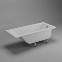 Ванна из литьевого мрамора Delice Diapason 165х70 DLR330017