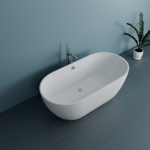 Ванна отдельностоящая из литьевого мрамора Delice Olivia 165х80 DLR330002