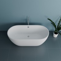 Ванна отдельностоящая из литьевого мрамора Delice Olivia 165х80 DLR330002