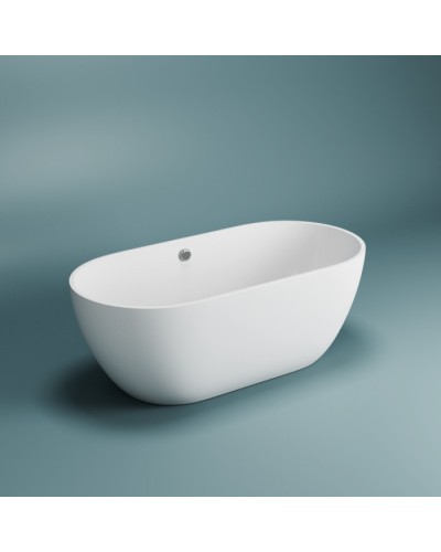 Ванна отдельностоящая из литьевого мрамора Delice Olivia 165х80 DLR330002