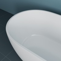 Ванна отдельностоящая из литьевого мрамора Delice Olivia 165х80 DLR330002